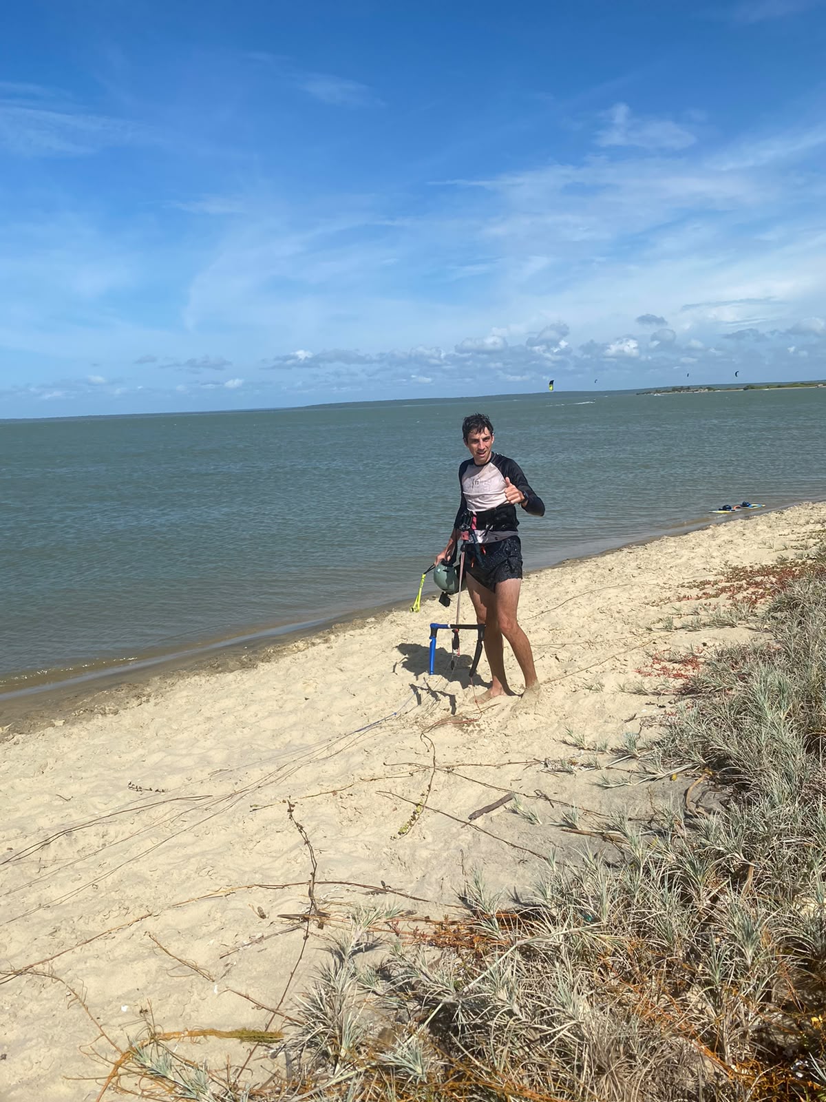 Kiteboards ready on the beach – kitesurfing in Kalpitiya, Sri Lanka (photo 16)